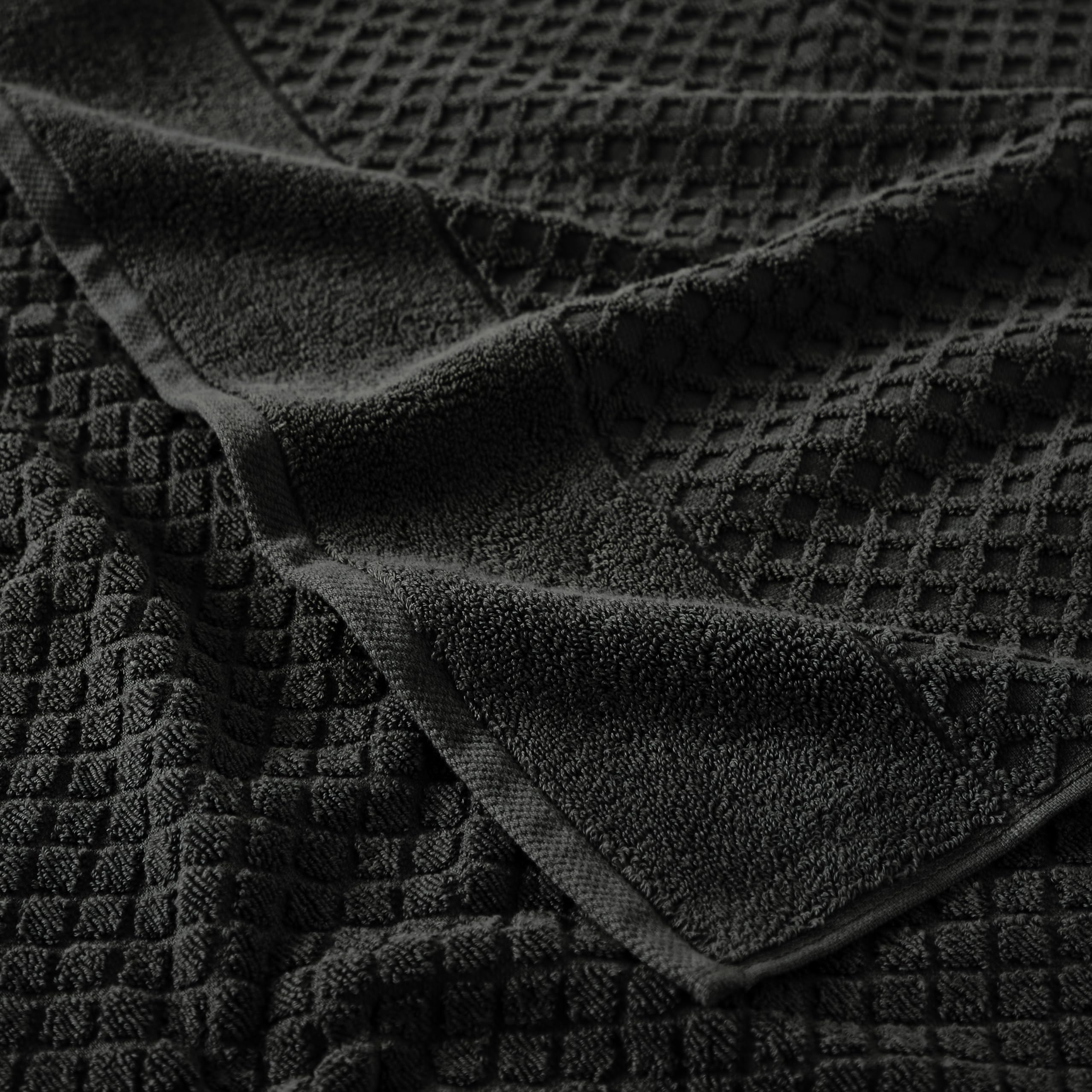 Dark Grey Bath Towels - 100% Cotton 4 Pack 54X27 Bath Towel Set - Absorbent, Durable, Quick-Dry Towels For Bathroom - Low-Twist,